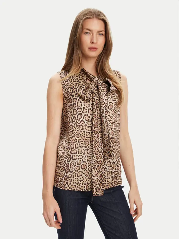 Marciano Guess Marciano Guess Majica 5YGH12 7298A Smeđa Regular Fit