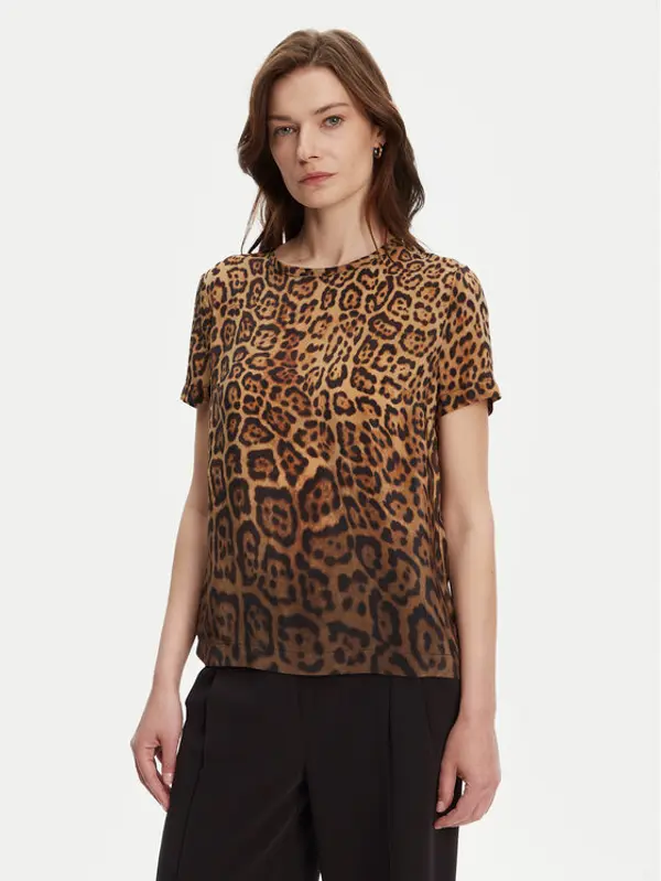 Marciano Guess Marciano Guess Majica 5YGH29 7320A Smeđa Regular Fit