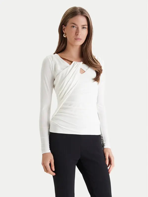 Marciano Guess Marciano Guess Majica 6RGP06 6257A Bijela Slim Fit
