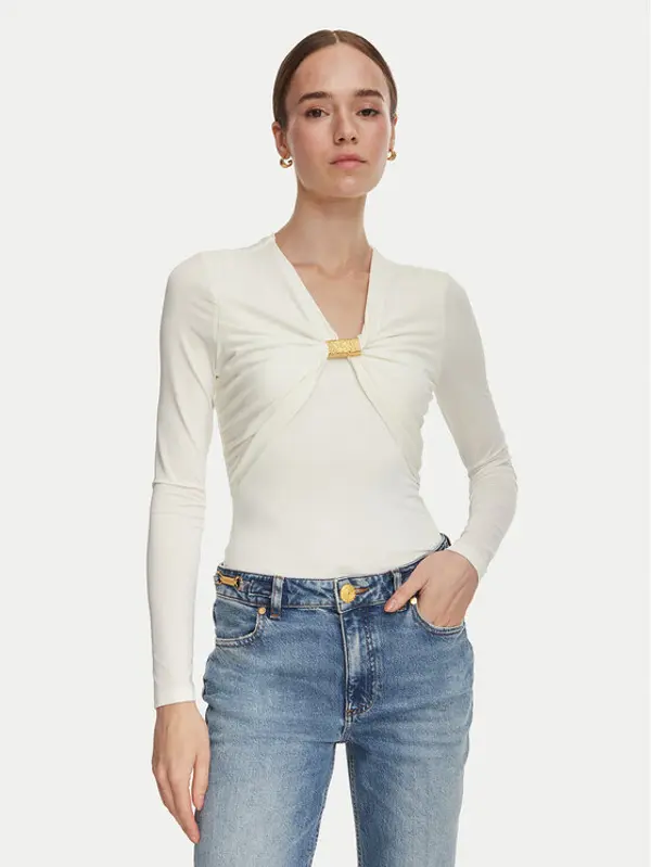 Marciano Guess Marciano Guess Majica G6YP05 K5118 Krem Regular Fit