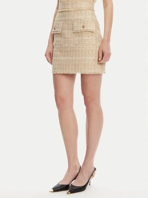 Marciano Guess Marciano Guess Mini suknja 5GGD15 7302A Bež Regular Fit