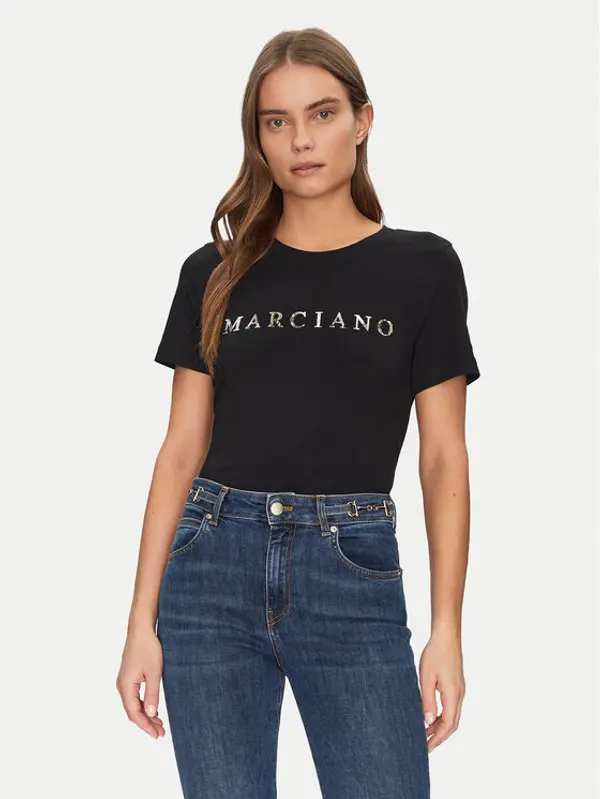 Marciano Guess Marciano Guess T-shirt 5GGI00 6008A Crna Slim Fit