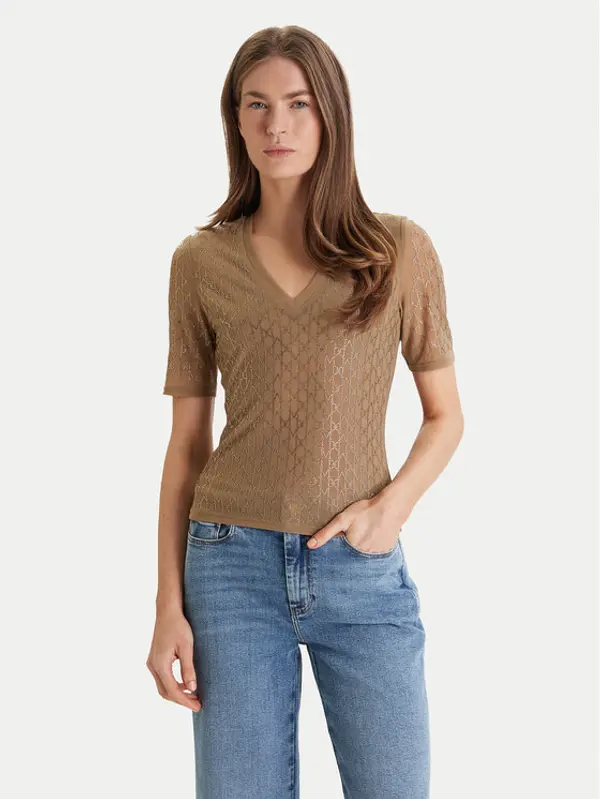 Marciano Guess Marciano Guess T-shirt 5RGP22 6311A Bež Regular Fit