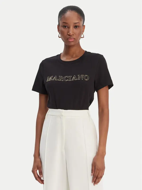 Marciano Guess Marciano Guess T-shirt 6RGI04 6008A Crna Regular Fit