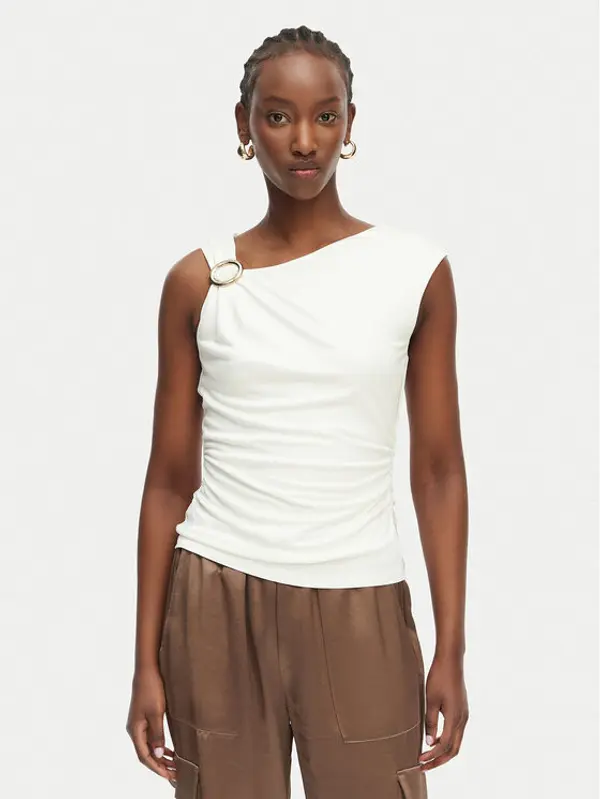 Marciano Guess Marciano Guess Top G6GP02 K3068 Krem Slim Fit