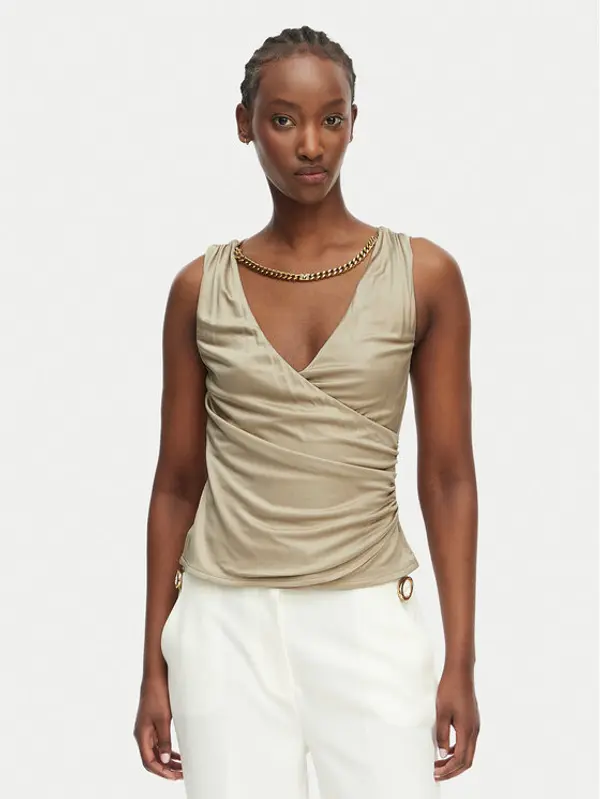 Marciano Guess Marciano Guess Top G6GP11 K3617 Bež Slim Fit