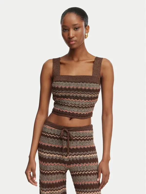 Marciano Guess Marciano Guess Top G6GR15 Z0643 Smeđa Regular Fit