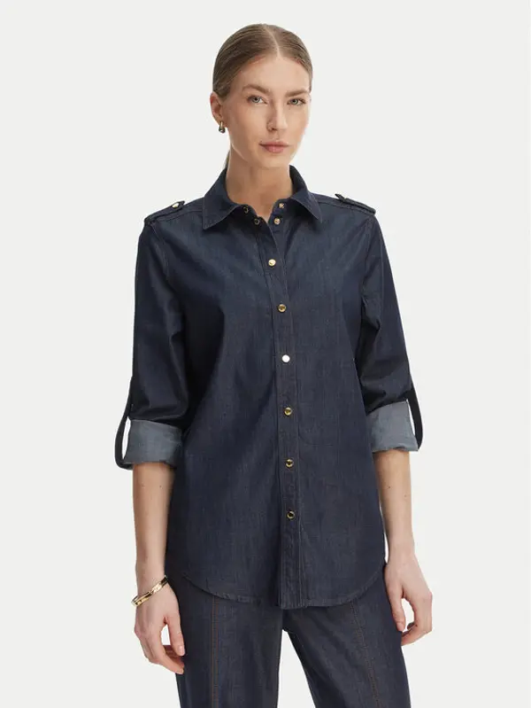 Marciano Guess Marciano Guess traper košulja G6GH29 D1082 Tamnoplava Regular Fit