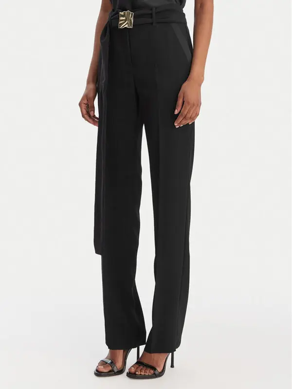 Marella Marella Chino Elica 2613131063 Crna Slim Fit