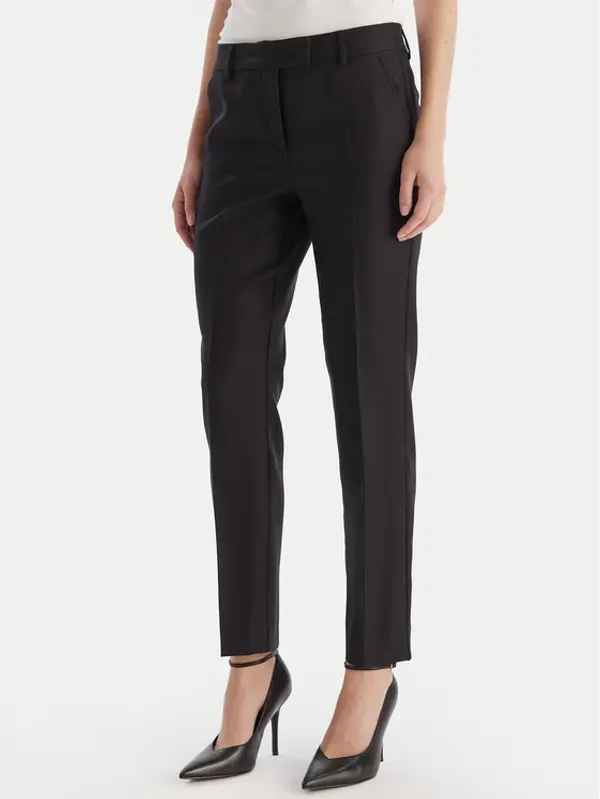 Marella Marella Chino Margie 2523136232 Crna Slim Fit