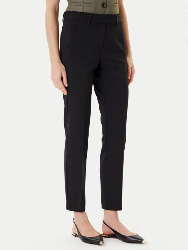 Marella Marella Chino Opaco 2523136101 Crna Slim Fit