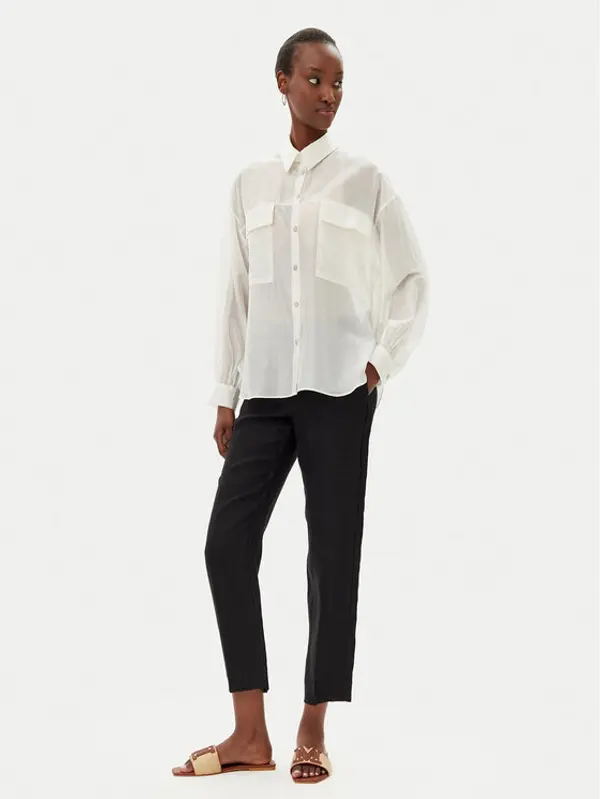 Marella Marella Chino Perugia 2513131192200 Crna Regular Fit