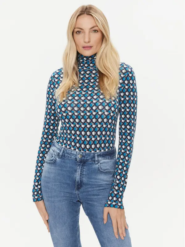 Marella Marella Dolčevita Livigno 2339460136200 Tirkizna Slim Fit