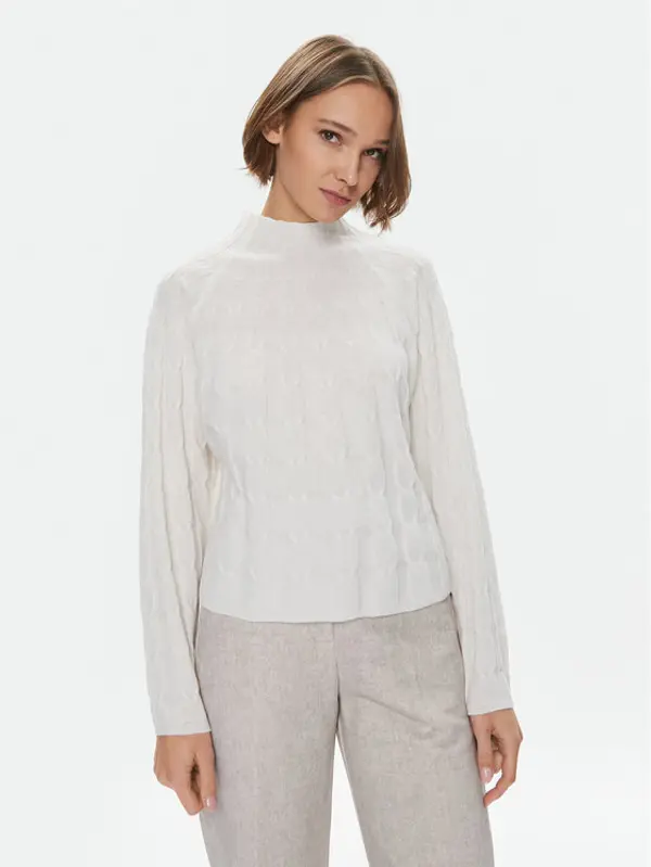 Marella Marella Džemper Kartal 2333660736200 Bijela Regular Fit
