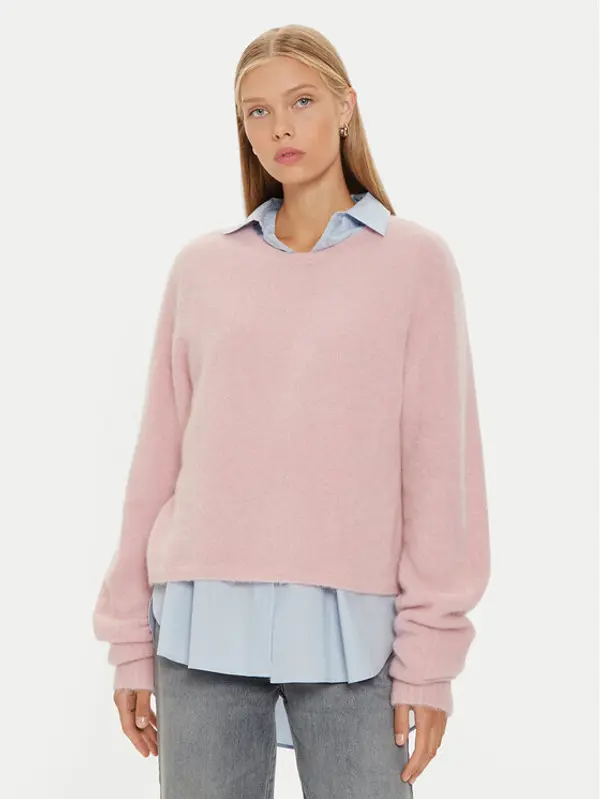 Marella Marella Džemper Ovidio 2423366202 Ružičasta Regular Fit
