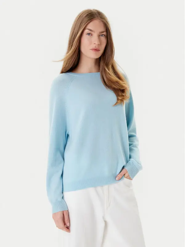 Marella Marella Džemper Tesa 2523366171 Svijetloplava Relaxed Fit