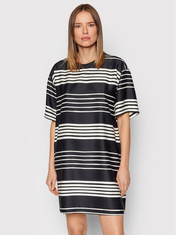 Marella Marella Haljina za svaki dan Denaro 32210423 Crna Loose Fit