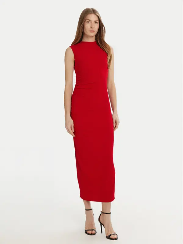 Marella Marella Haljina za svaki dan Nef 2513621061 Crvena Slim Fit