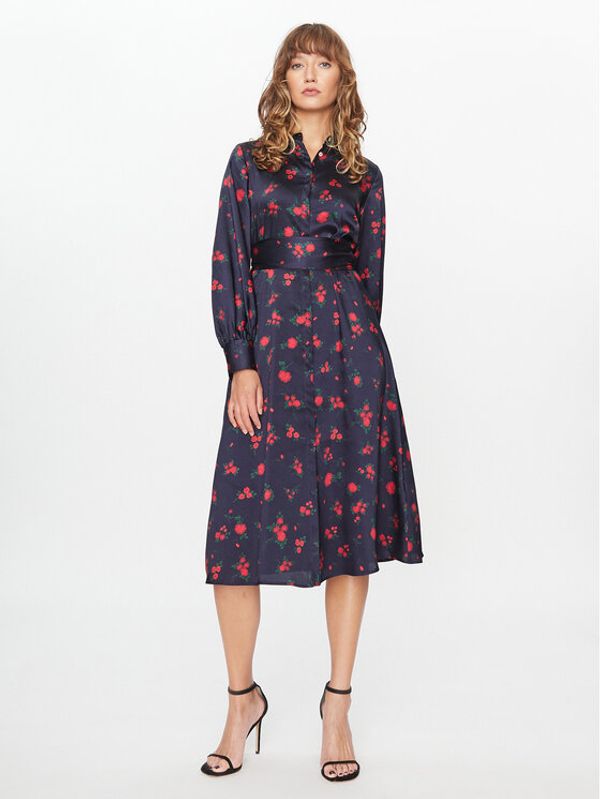 Marella Marella Haljina za svaki dan Tritone 2332261538200 Tamnoplava Regular Fit