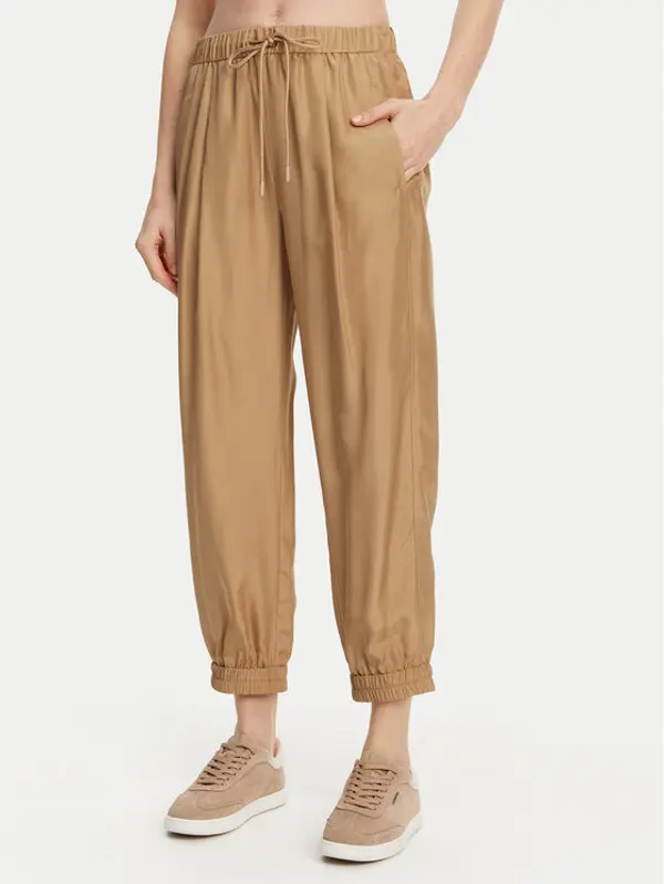 Marella Marella Hlače Abetaia 2513131095 Bež Relaxed Fit