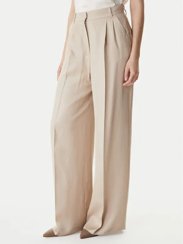 Marella Marella Hlače Adito 2615131221 Bež Straight Fit