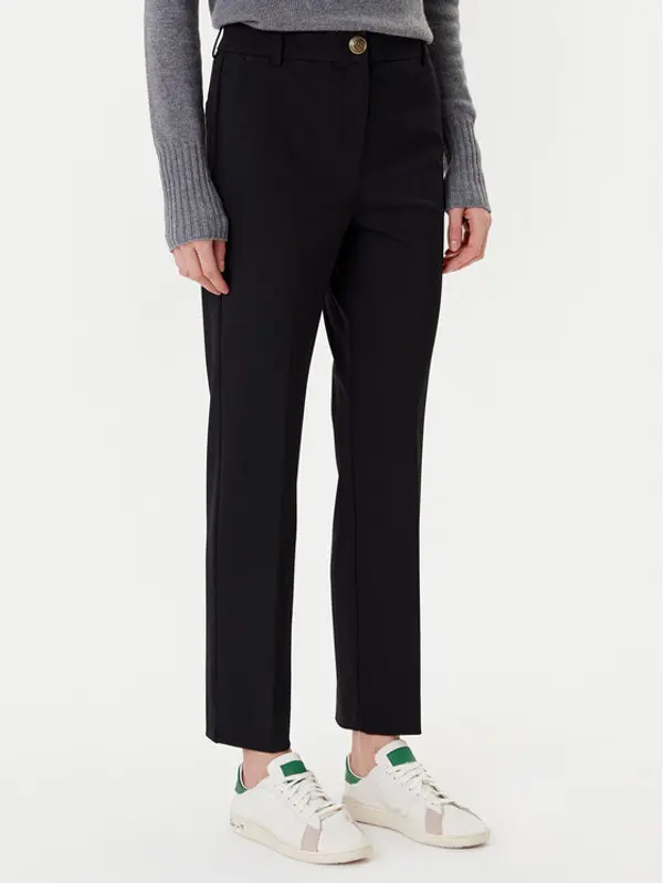 Marella Marella Hlače Aletta 2523786014 Crna Regular Fit
