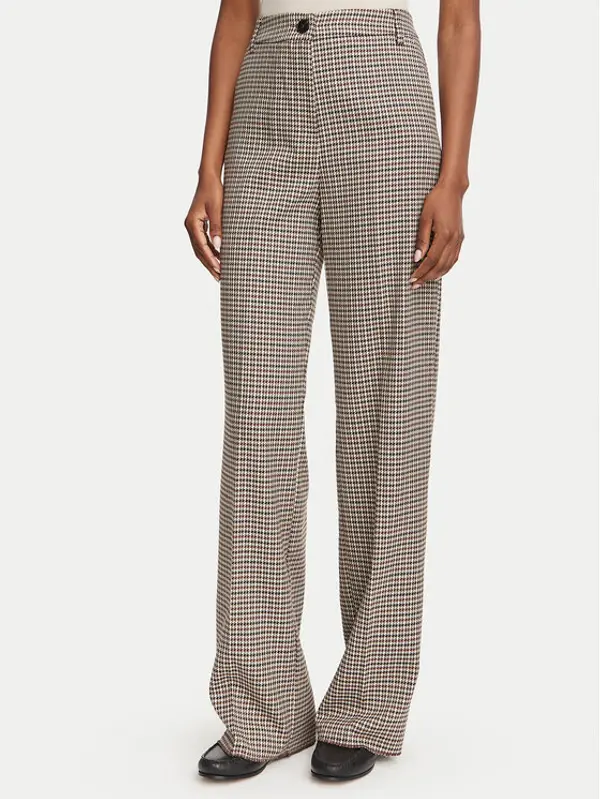 Marella Marella Hlače Amato 2625136141 Bež Wide Leg