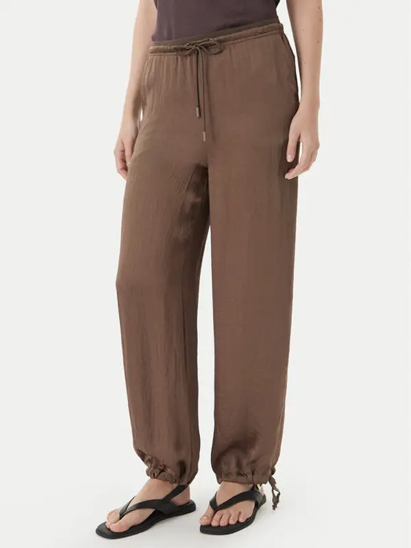Marella Marella Hlače Bronzo 2613131085 Smeđa Relaxed Fit