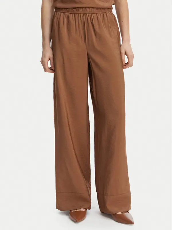 Marella Marella Hlače Eremi 2613131154 Smeđa Regular Fit