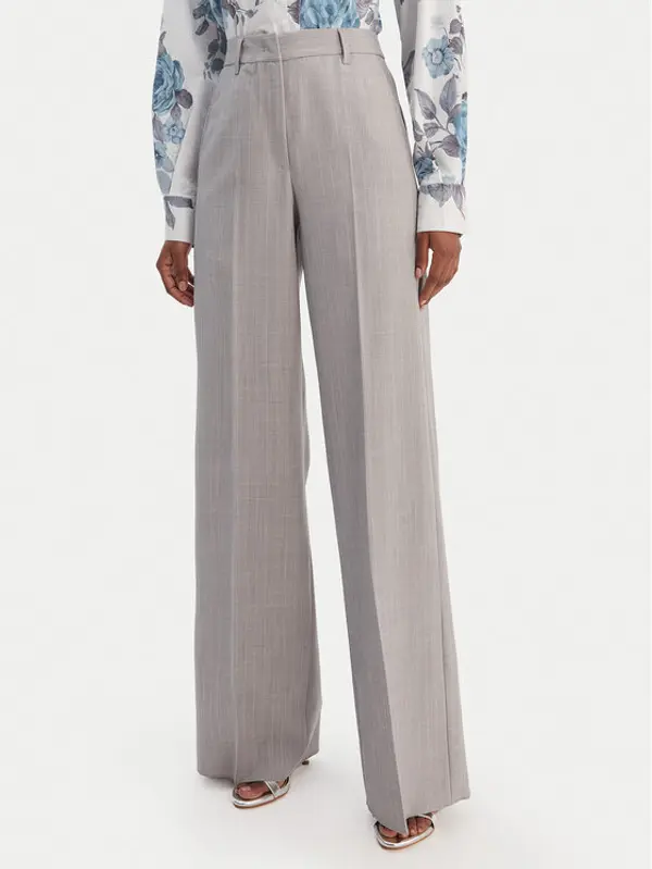 Marella Marella Hlače Giunchi 2613131101 Siva Straight Fit