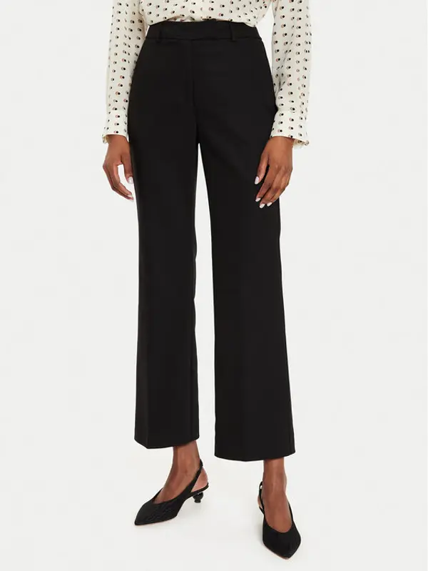 Marella Marella Hlače Kapok 2423136111 Crna Regular Fit