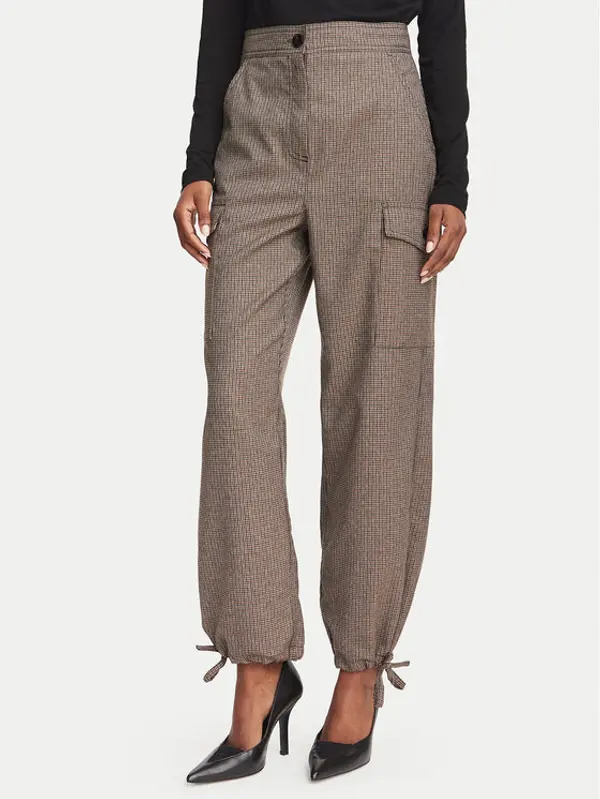 Marella Marella Hlače Mandare 2625136011 Bež Regular Fit