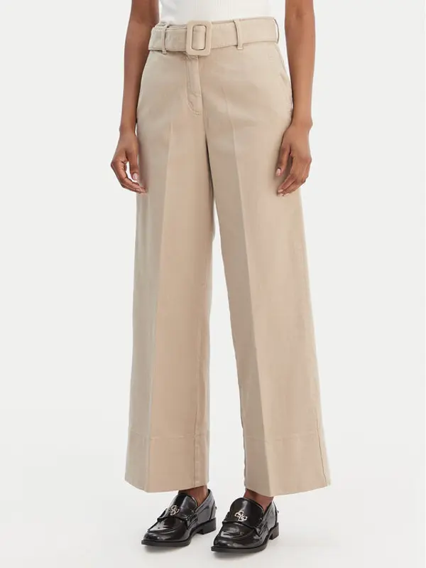 Marella Marella Hlače Nicchia 2613131074 Bež Regular Fit