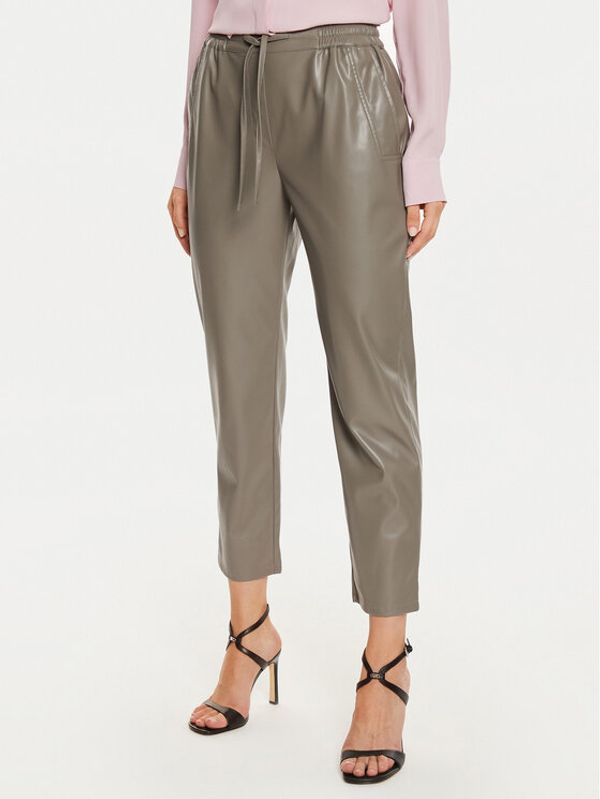 Marella Marella Hlače od imitacije kože Selva 2423786014 Bež Regular Fit