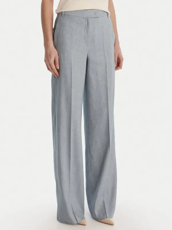 Marella Marella Hlače Odino 2613131121 Svijetloplava Straight Fit