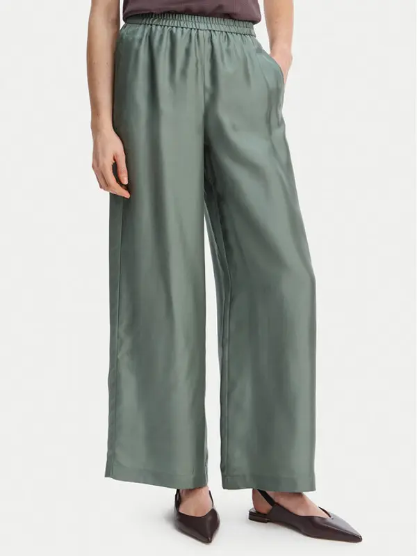 Marella Marella Hlače Quiz 2613131105 Zelena Relaxed Fit