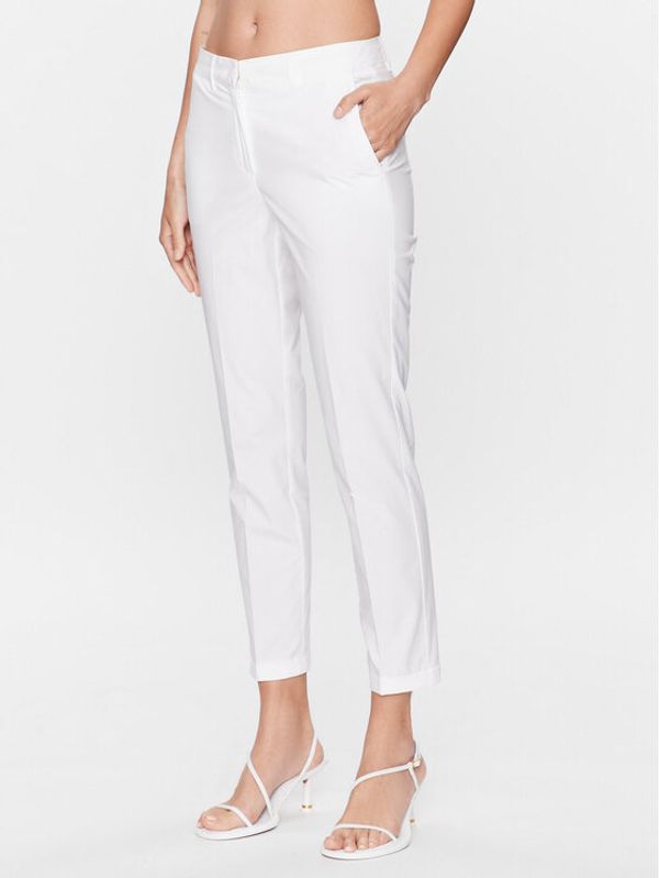 Marella Marella Hlače Samuele 2331310532 Bijela Slim Fit