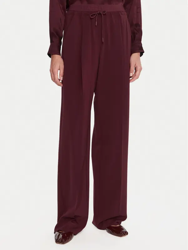 Marella Marella Hlače Vanto 2523136065 Tamnocrvena Regular Fit