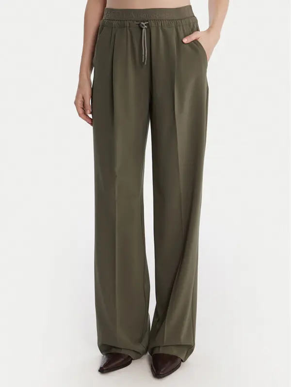 Marella Marella Hlače Vanto 2523136065 Zelena Regular Fit