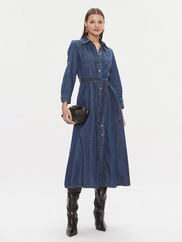 Marella Marella Jeans haljina Alarico 2413221044 Tamnoplava Regular Fit