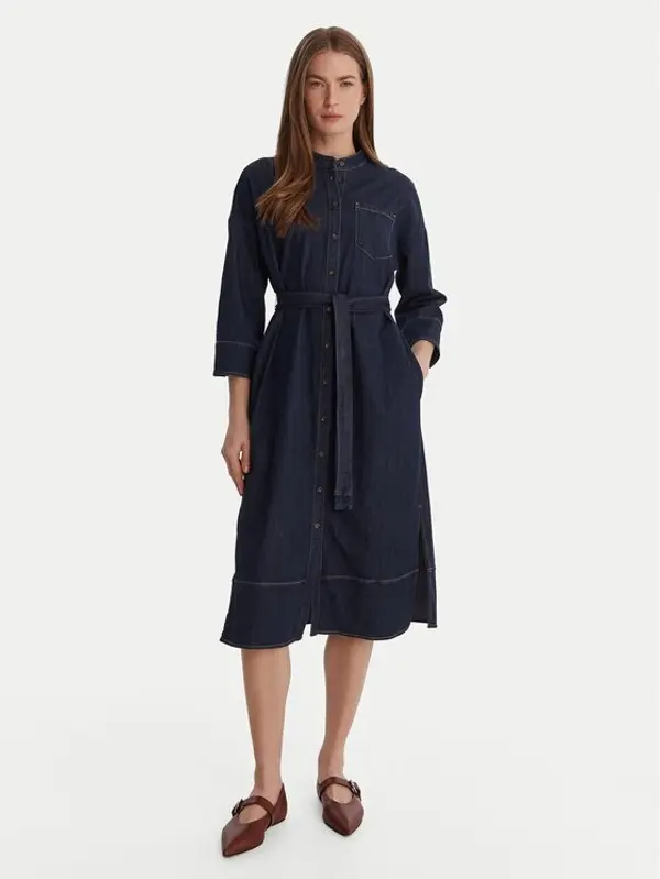 Marella Marella Jeans haljina Sarta 2615221051 Tamnoplava Regular Fit