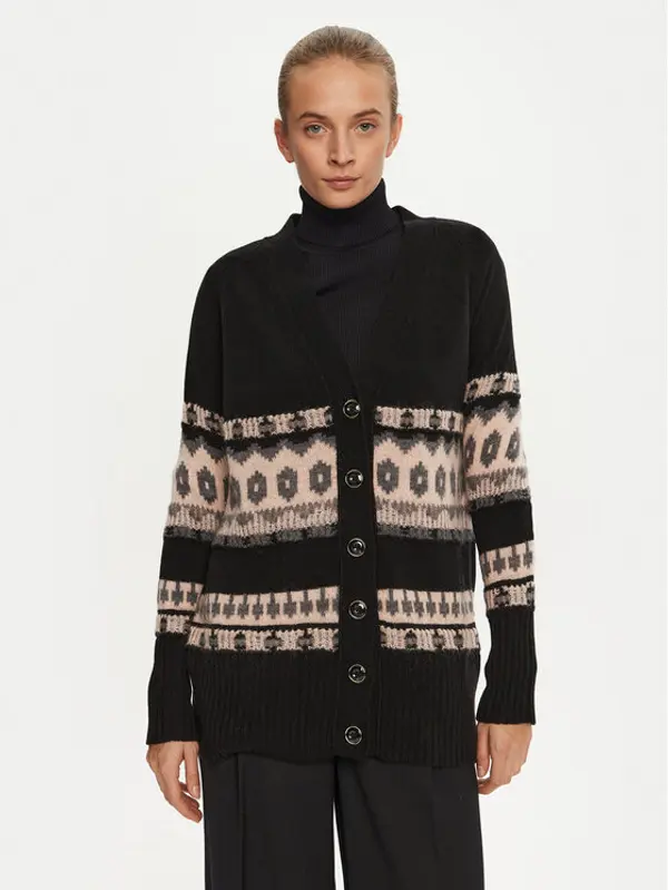 Marella Marella Kardigan Jolly 2423346102 Crna Relaxed Fit