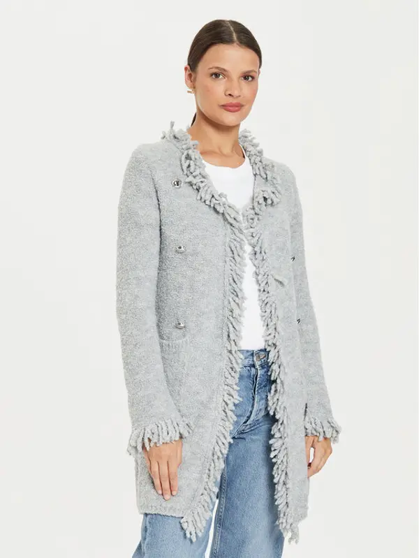 Marella Marella Kardigan Regina 2423906024 Siva Regular Fit