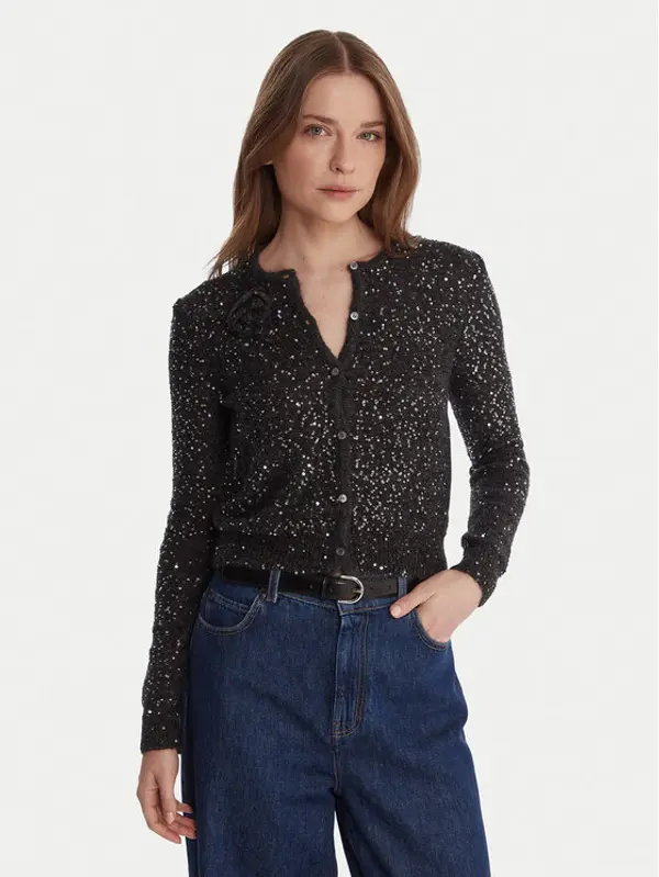 Marella Marella Kardigan Saba1 2523346152 Siva Regular Fit