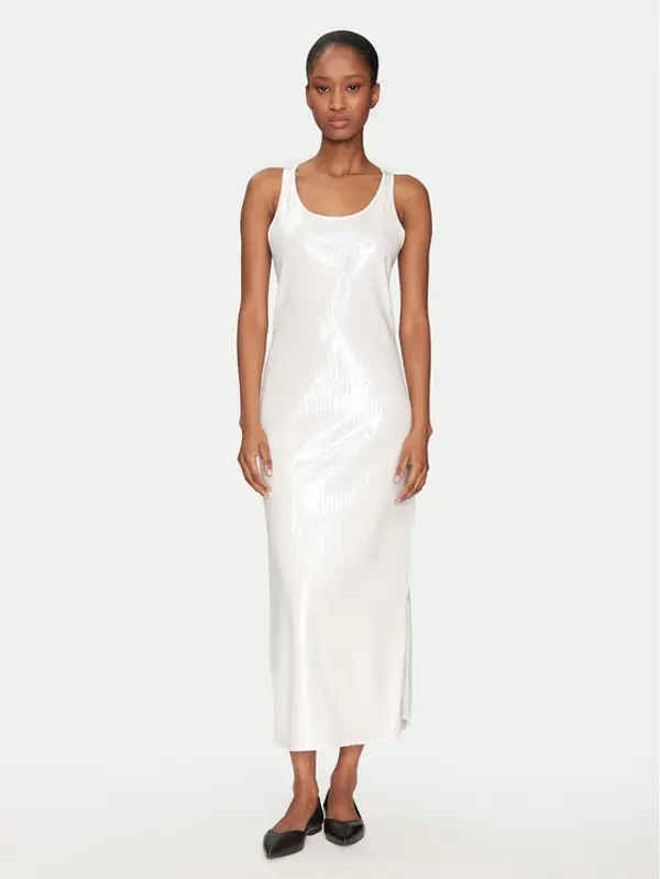 Marella Marella Koktel haljina Beati 2513621054 Bijela Regular Fit