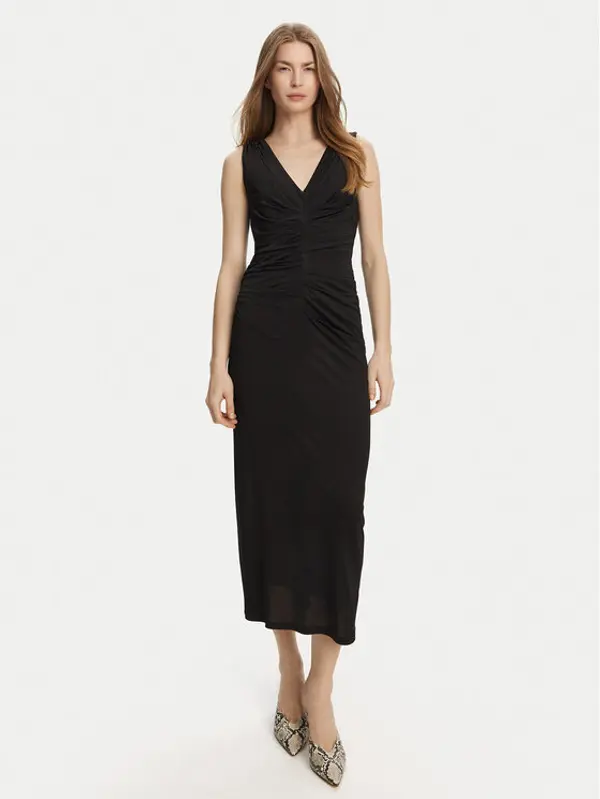 Marella Marella Koktel haljina Harald 2513621022 Crna Slim Fit