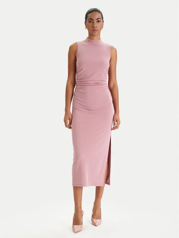 Marella Marella Koktel haljina Mirra 2613621021 Ružičasta Slim Fit
