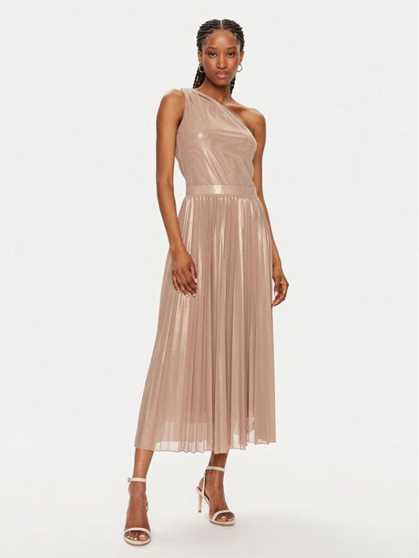 Marella Marella Koktel haljina Nandina 2413621025200 Bež Regular Fit