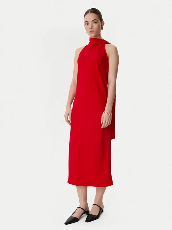 Marella Marella Koktel haljina Ninfee 2613221083 Crvena Regular Fit