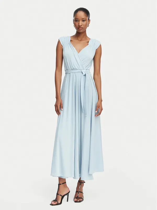 Marella Marella Koktel haljina Rollio 2615621062 Svijetloplava Regular Fit